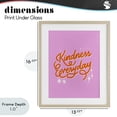 thumbnail image 4 of Stupell Industries Eclectic Cursive Kindness Everyday Birch Framed Print Under Glass, 13 x 16, by Indira Prieto | IndySign, 4 of 8