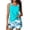 #69Cyan, variant on Summer Mae Blouson Tankini Swimsuits for Women 2026 Tummy Control Two Piece Bathing Suits with Sporty Pockets Swim Shorts Black L