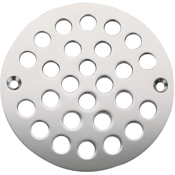 Shower Drain 4 inch Screw-in Replacement Strainer Cover Stainless Steel