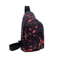 thumbnail image 2 of Bolso de pecho para hombre, bolso de cintura, bolso cruzado, se pueden colocar auriculares, bolso de hombro de viaje multifuncional, bolso de negocios informal, 2 of 5