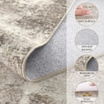 thumbnail image 5 of UERMEI 6x6 Round Washable Area Rugs for Living Room, Modern Abstract Printed Rug, Vacuum-Friendly, Non Slip Indoor Rug for Bedroom Dining Room Home Decor Carpet, Dark Brown, 5 of 8