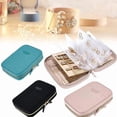 thumbnail image 4 of BAGSMART Jewelry Travel Organizer Case for Home Jewelry Organizer Storage Ring Binder Clear Bags Zipper Rolls Pouch for Necklaces, 4 of 4