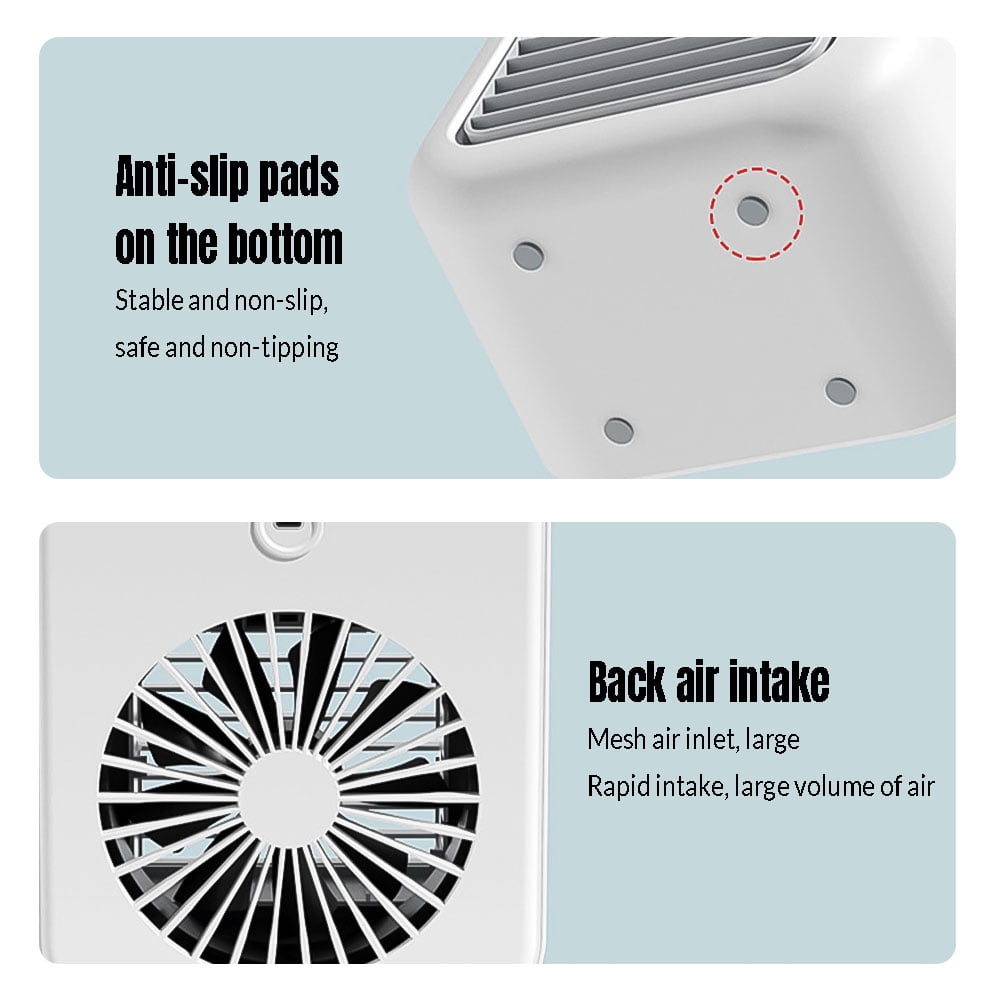 MDHAND Portable Air Conditioners, 2 Speeds Digital Display for Bedroom Office Outdoor