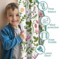 thumbnail image 3 of Blackout Kids Curtains,Pioneer Flower Floral Print Pattern Childrens Insulated Curtains Set Of 2,Bedroom Essentials,Toddler Room Decor 42"x54", 3 of 5