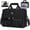 Black(15.6in), variant on RAINSMORE 17.3 Inch Laptop Bag for Men Messenger Bag Business Laptop Briefcase with MOLLE System Large Travel,Black