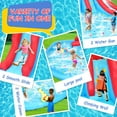 thumbnail image 3 of Veeboto Inflatable Water Slide, Inflatable Water Slide with 440W Blower, Includes Large Play Pool, Double Slides, Climbing Wall, Double Water Cannons for Large Water Parks, 3 of 7