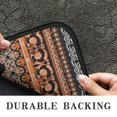 thumbnail image 6 of Black Geometric and Floral Pattern Door Rugs,Washable Non Slip Door Mats Indoor,Decorative Door Mats,Entry Mat Indoor for Entrance,Bedroom,Kitchen,Bathroom,30"x17", 6 of 6