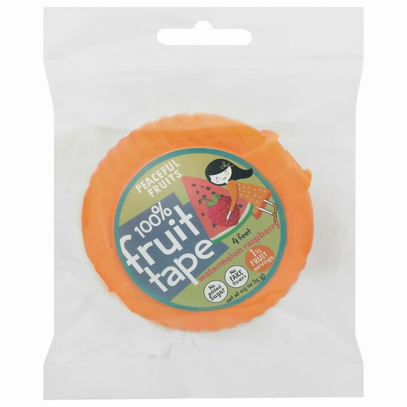 Peaceful Fruits Fruit Tape Watermelon Raspberry 0.67 oz (Pack of 12)