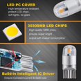 thumbnail image 4 of Bombillas LED Auxbeam 194 T10 Ámbar para Interior de Auto 10 PCS, 4 of 6