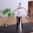 thumbnail image 2 of JANDEL Creative Balance Perpetual Motion Weightlifting Iron Man Toy Pendulum Newton Home Office Table Decor,L, 2 of 3