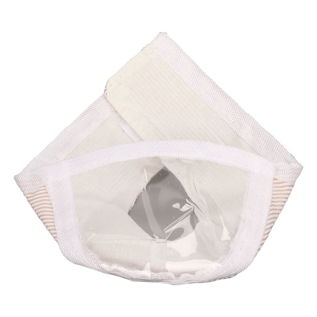 Bozal para gato transpirable, evita peleas y mordeduras, seguro, transparente, de PVC, protector facial para peluquería y manicura, talla M