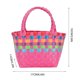 thumbnail image 3 of 1Pc Colorful Plastic Basket Female Summer Beach Bag Mini Storage Holder, 3 of 3