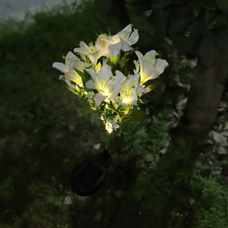 

Kgfrsd Night Light Solar Lily//Orchid Lamp Outdoor Garden Patio Lamp Abs For Indoor Or Outdoor Decoration Beautiful Suitable For Outdoor People Garden Tools