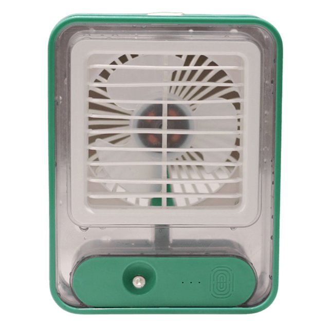 Mini ventilador enfriador de aire de escritorio 3 en 1, USB recargable para el hogar, dormitorio, oficina, al aire libre
