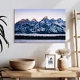 thumbnail image 3 of Elephant Stock Jackson Hole Grand Teton Wall Art - Horizontal Canvas Wall Art - Living Room Wall Decor - Nature Canvas - Blue And Gray Decor - 24" x 16", 3 of 8
