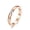 Rose gold, variant on Womens Alloy Ring with Single Diamond Artificial Gemstone Inlay Fashion Jewelry European and American Ring Women's Gift Black Silver Rose Gold and Gold