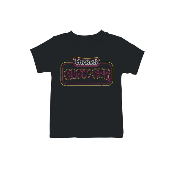 Officially Licensed Blow Pop Neon Blow Pop Sign Decor Youth's T-shirt