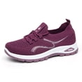 thumbnail image 6 of NOKIO Men's S𝗅ip On Sneakers Breathable Knit Athlet𝗂c Shoes with Elastic Strap, Versatile So𝗅id Color Sport Shoes Comfortable Wide Width Casual Running Shoes for Back to College, 6 of 8
