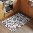 thumbnail image 3 of Spring Flowers Entryway Rug 2x3 Area Rug Washable Indoor Doormat Small Bathroom Rugs Low Pile Accent Throw Rugs Farmhouse Dark Blue Pastoral Floral Leaf Floor Carpet for Kitchen Bedroom Entrance, 3 of 9