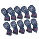 thumbnail image 3 of Paquete de 10 fundas para palos de golf, fundas impermeables para wedges de golf y fundas para hierros de golf. Azul, 3 of 9