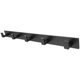 thumbnail image 2 of Black Aluminum Self Adhesive Wall Hooks for Storage Easy to Install Durably Made 4 Pieces, 2 of 5