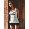 thumbnail image 2 of Greetings Lotus Flower Tank Women -Image by Shutterstock, Female x-Large, 2 of 4