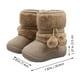 thumbnail image 3 of 1 par de botas de nieve para bebé, zapatos de bebé para primeros pasos de invierno, 3 of 7