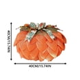 thumbnail image 3 of Handmade Halloween Pumpkin Wreath For Festive Decoration, 3 of 9