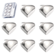 thumbnail image 1 of Juego de piedras para whisky: 8 cubitos de hielo reutilizables de acero inoxidable, 1 of 5