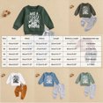 thumbnail image 3 of HCNTES Baby Boy Winter Clothes Baby Boy Clothes Fall 6 12 18 24 Months 2T 3T Football Long Sleeve Letter Boy Printed Pullover Tops & Pant Sets Toddler Winter Outfits, 3 of 4