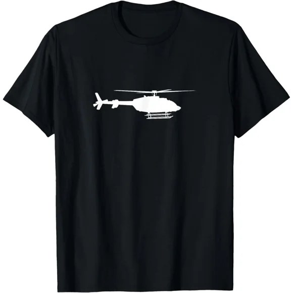 Bell 407 Helicopter Pilot Crew Aviation Vertical Flight Graphic Unisex T-Shirt G11791, up to size 5XL