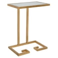 thumbnail image 4 of SAFAVIEH Murphy Solid Classic Accent Table, Gold/White Glass, 4 of 11