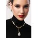 thumbnail image 2 of Collar Yette Diamond con malla en forma de lágrima, 95% poliéster y 5% elastano, 2 of 2