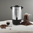 thumbnail image 5 of Elite Gourmet CCM-035 Maxi-Matic Urna de café de acero inoxidable para 30 tazas, filtro extraíble para una fácil limpieza, dispensador bidireccional con asas de tacto frío, urna eléctrica para cafeter, 5 of 5