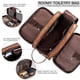 thumbnail image 4 of Neceser HUOGUO para hombre, kit de afeitado de viaje grande, impermeable, 4 of 5