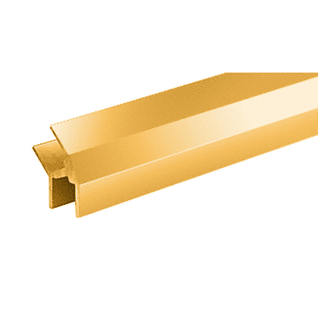 CRL D634BGA Brite Gold Anodized 135 Degree Partition Post for Special Installation