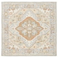 thumbnail image 2 of Safavieh Heritage Zoie Oriental Area Rug, Beige/Gray, 4' x 4' Square, 2 of 11