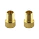 thumbnail image 2 of Bomba de tubo de neumático Zulema 2 piezas Adaptadores de convertidor de válvula Presta a Schrader, 2 of 6