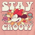 thumbnail image 3 of Disney - Mickey & Friends - Minnie Mouse - Stay Groovy - Toddler And Youth Girls Short Sleeve Graphic T-Shirt, 3 of 5