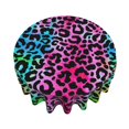 thumbnail image 3 of YFYANG 60 inch Round Table Cloth, Reusable Polyester Rainbow Color Animal Print Table Cover for Indoor Outdoor Kitchen Restaurant Table Decoration Tablecloths, 3 of 8