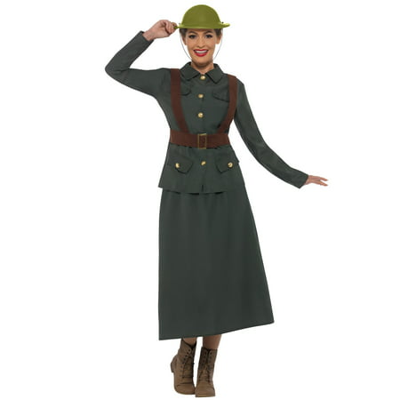 WW2 Army Warden Lady Adult Costume