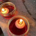 thumbnail image 4 of Floating Eyeball Candles: 10-15pcs for Halloween & Holiday Table Decoration, Home Party Essentials, 4 of 5