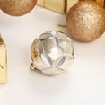 thumbnail image 5 of Colgante para árbol de Navidad, caja de regalo de Navidad, juego de bolas de Navidad, decoración navideña, bola de color hueca dorada, 5 of 5