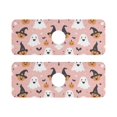 thumbnail image 7 of Yayeee Faucet Mat for Kitchen Sink 14.7" Diatomite Long Splash Guard Pad, Pastel Pink Halloween, 2 Pack, 7 of 7