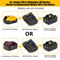 thumbnail image 2 of USB Battery Adapter for Dewalt 20V/Milwaukee 18V Convert to Makita 18V Tool, 2 of 7