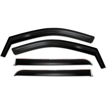 Putco 19-21 Chevy Silverado 1500 - Double Cab Element Matte Black Window Visors (Set of 4) - 680243 Fits select: 2019-2020 CHEVROLET SILVERADO C1500 LT, 2021 CHEVROLET SILVERADO K1500 LT