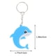 thumbnail image 2 of 21 unids Dibujos animados Dolphin Llaveros Decorativos Dolphin Colgantes PVC Bolsa Colgantes, 2 of 5