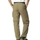 thumbnail image 5 of Pantalones de senderismo Jessie Kidden, convertibles, de secado rápido, para hombre, color caqui, 5 of 9