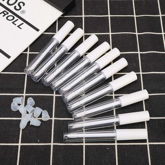 EECOO Lip Gloss Containers,10pcs 2.5ml  Lip Gloss Tube Empty Cosmetic Lip Gloss Containers Bottle ,  Cosmetic Lip Gloss Bottle