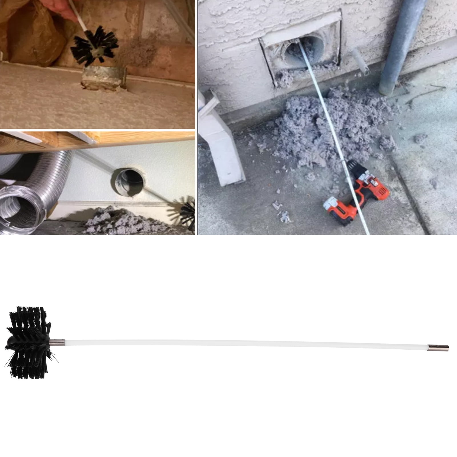 Chimney Cleaner Kit, Chimney Cleaning Brush Nylon Home Cleaning Set  For Home